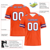 Custom Orange Denver Personalized Authentic Football Jersey FBJ02-E0601-14